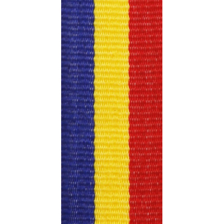 lint lengte 800 breedte 22 blauw/geel/rood