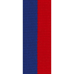 lint lengte 800 breedte 22 blauw/rood