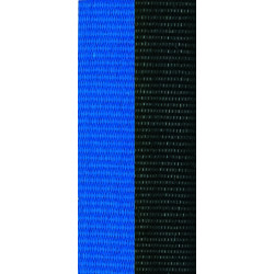 lint lengte 800 breedte 22 blauw/zwart