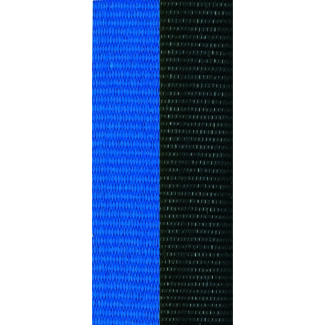 lint lengte 800 breedte 22 blauw/zwart