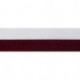 lint lengte 800 breedte 22 bordeaux/wit