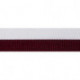 lint lengte 800 breedte 22 bordeaux/wit