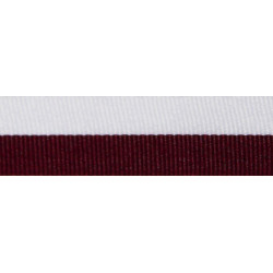lint lengte 800 breedte 22 bordeaux/wit