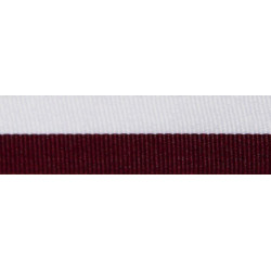 lint lengte 800 breedte 22 bordeaux/wit