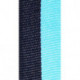 lint lengte 800 breedte 22 marine blauw/licht blauw