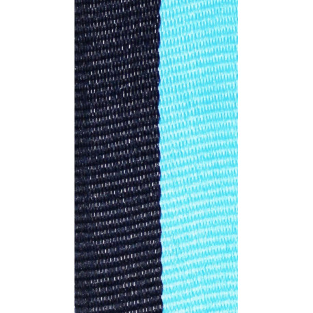 lint lengte 800 breedte 22 marine blauw/licht blauw