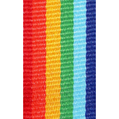 lint lengte 800 breedte 22 regenboog 2