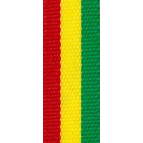 lint lengte 800 breedte 22 rood/groen/geel
