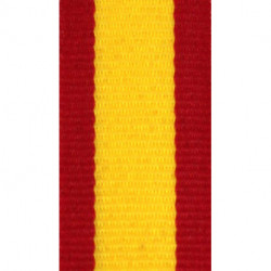 lint lengte 800 breedte 22 rood/geel/rood