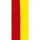 lint lengte 800 breedte 22 rood/geel