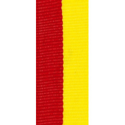 lint lengte 800 breedte 22 rood/geel