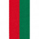 lint lengte 800 breedte 22 rood/groen