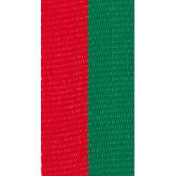 lint lengte 800 breedte 22 rood/groen