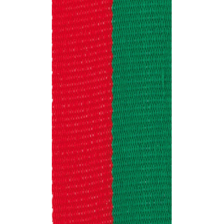 lint lengte 800 breedte 22 rood/groen