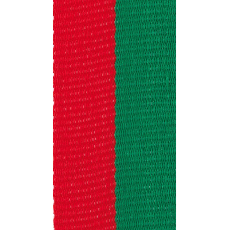 lint lengte 800 breedte 22 rood/groen