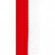 lint lengte 800 breedte 22 rood/wit