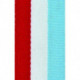 lint lengte 800 breedte 22 rood/wit/licht blauw