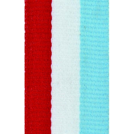 lint lengte 800 breedte 22 rood/wit/licht blauw