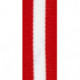 lint lengte 800 breedte 22 rood/wit/rood