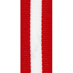 lint lengte 800 breedte 22 rood/wit/rood