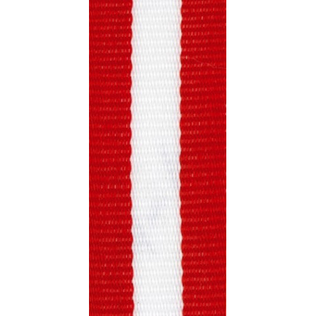 lint lengte 800 breedte 22 rood/wit/rood