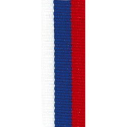 lint lengte 800 breedte 22 wit/blauw/rood
