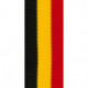 lint lengte 800 breedte 22 zwart/geel/rood