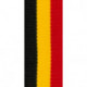 lint lengte 800 breedte 22 zwart/geel/rood