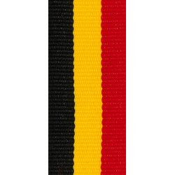 lint lengte 800 breedte 22 zwart/geel/rood