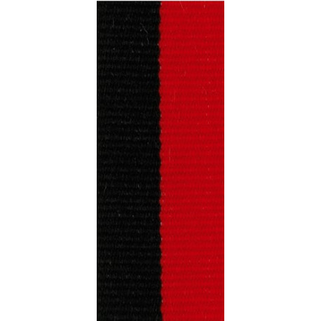 lint lengte 800 breedte 22 zwart/rood
