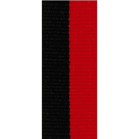 lint lengte 800 breedte 22 zwart/rood