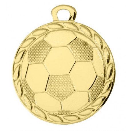 medaille metaal diameter 32 t1,5 voetbal