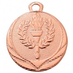 medaille metaal diameter 32 t1,5 fakkel