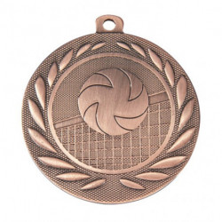 medaille metaal diameter 50 t2 volleybal